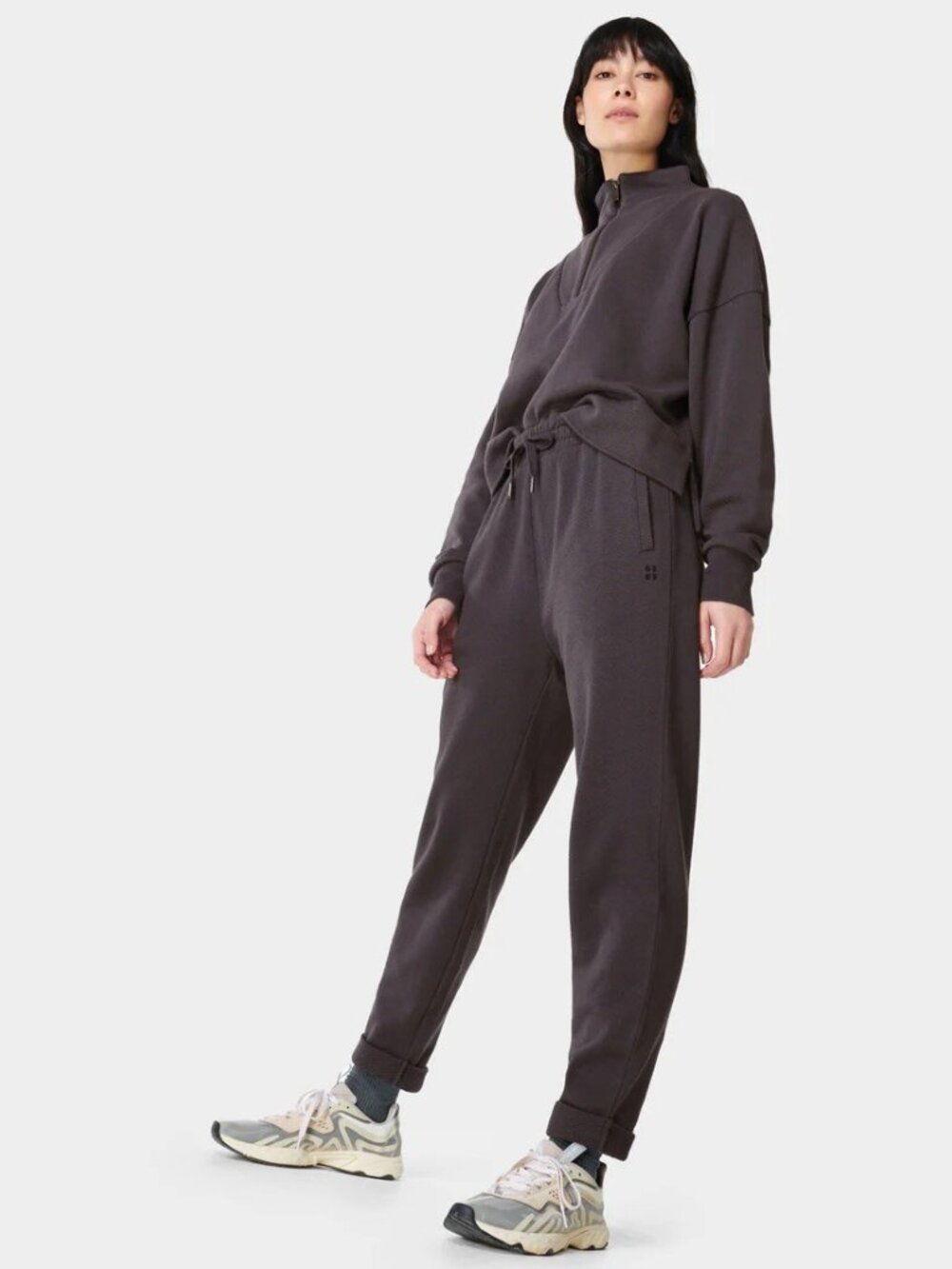 Sweaty Betty Nestle Up Taper Pants Gray Size 4 - 6